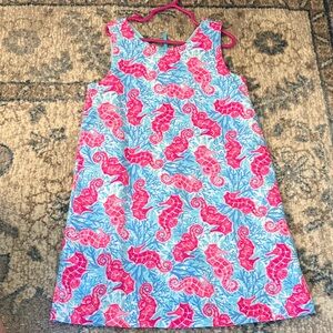 Tommy Bahama Pink and Blue Seahorse Dress